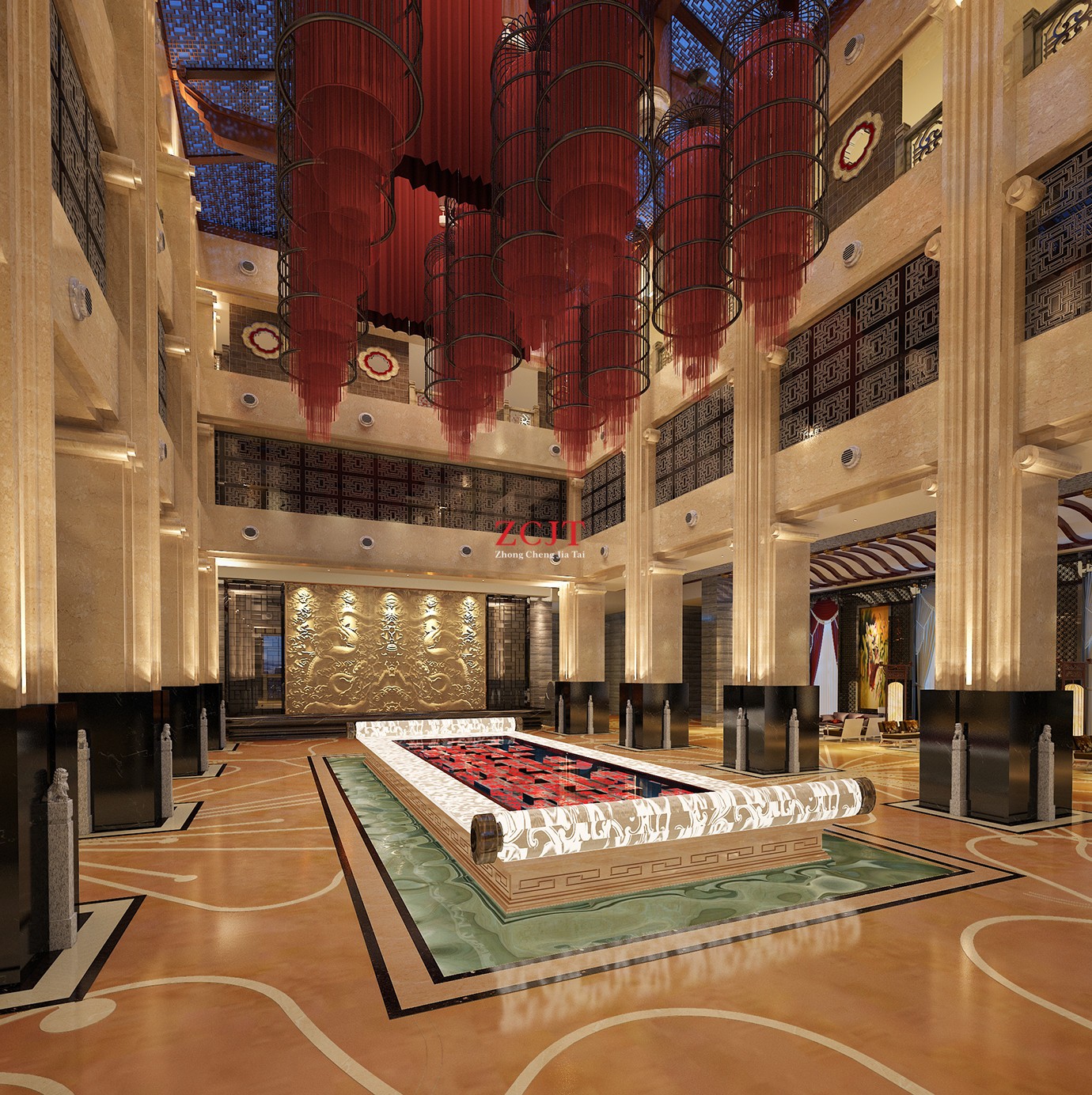 酒店室內裝修大廳