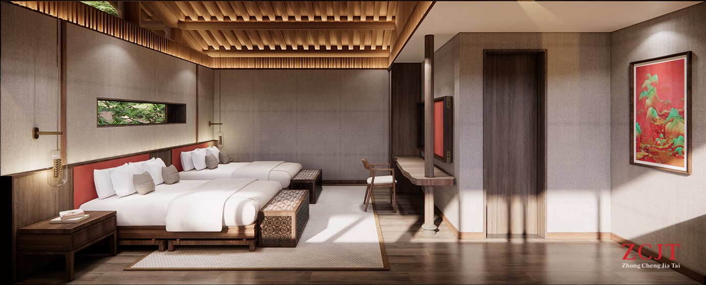 酒店標(biāo)間客房設(shè)計