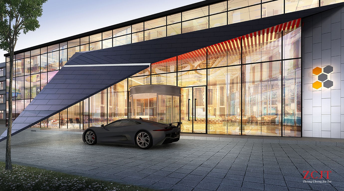 酒店門頭泊車設(shè)計案例