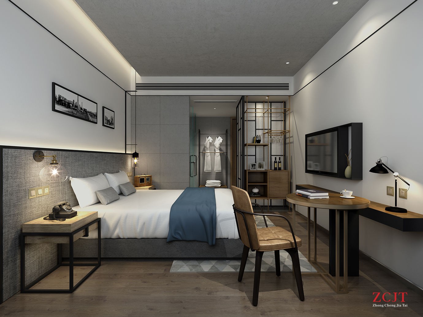 酒店客房裝修、室內(nèi)臥室設(shè)計