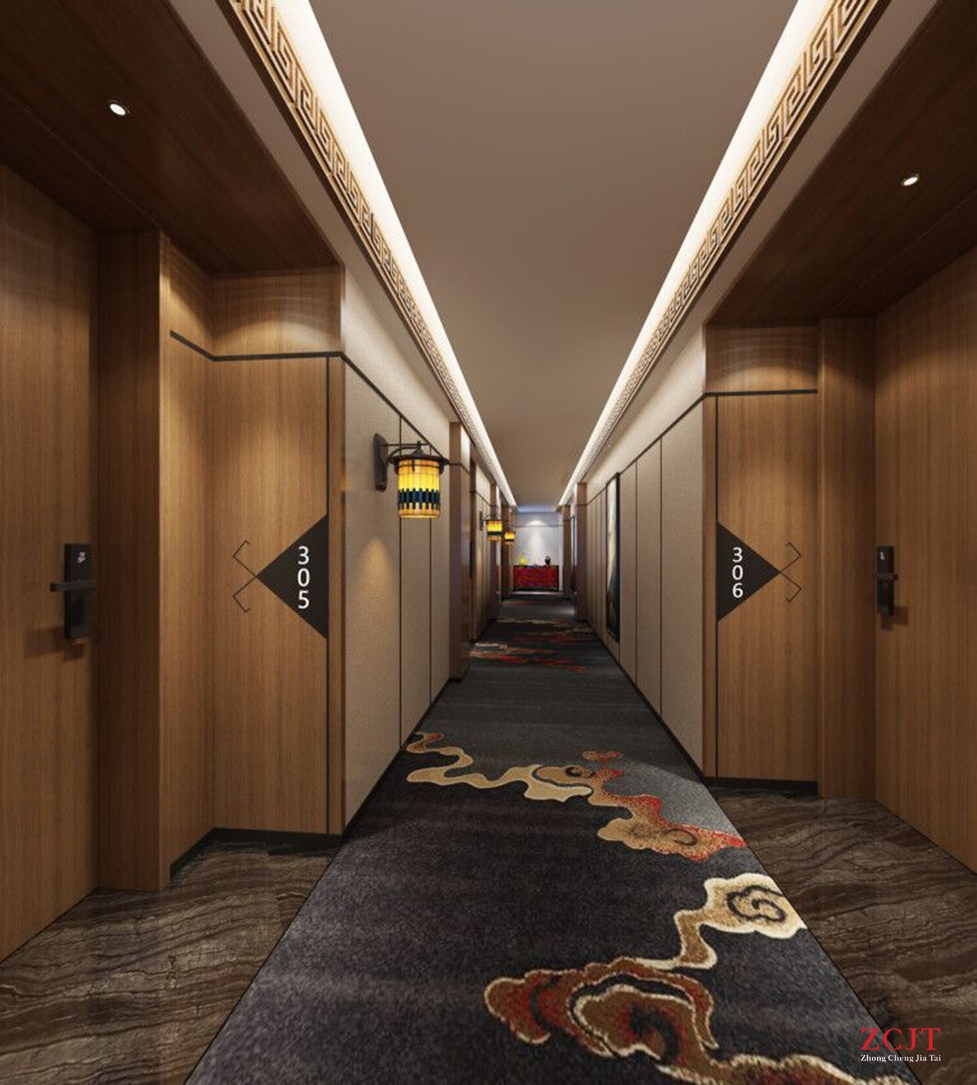 酒店過道設(shè)計(jì)裝修