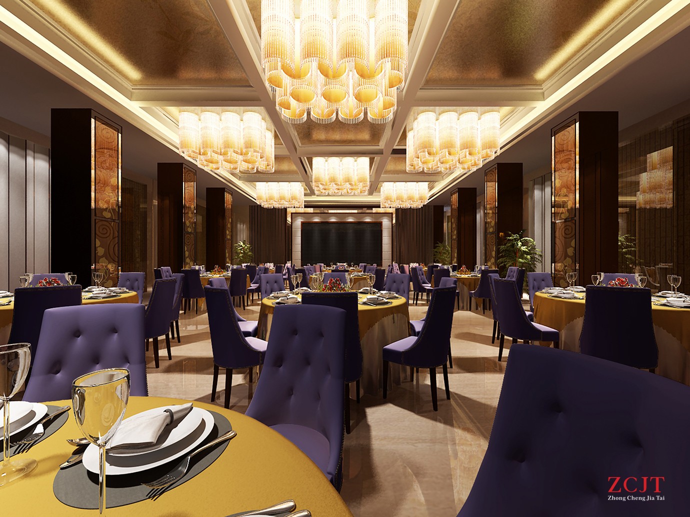 酒店宴會區(qū)域