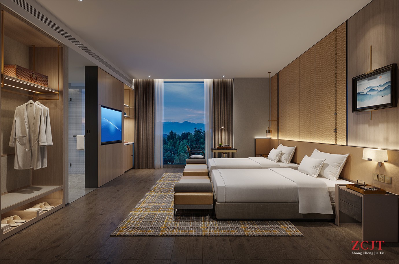 酒店雙人床設(shè)計(jì)