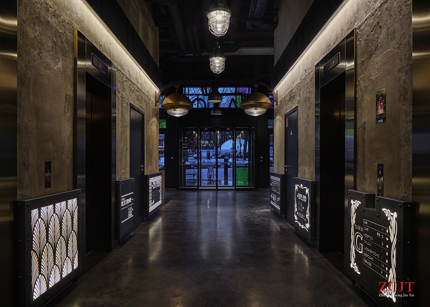 酒店電梯口設計