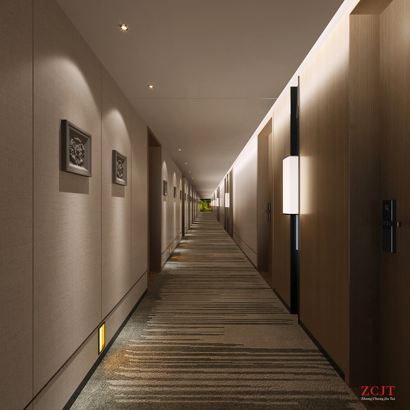 酒店樓道裝修設(shè)計、酒店裝修公司