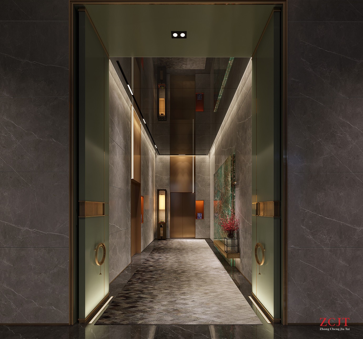 酒店電梯口設(shè)計