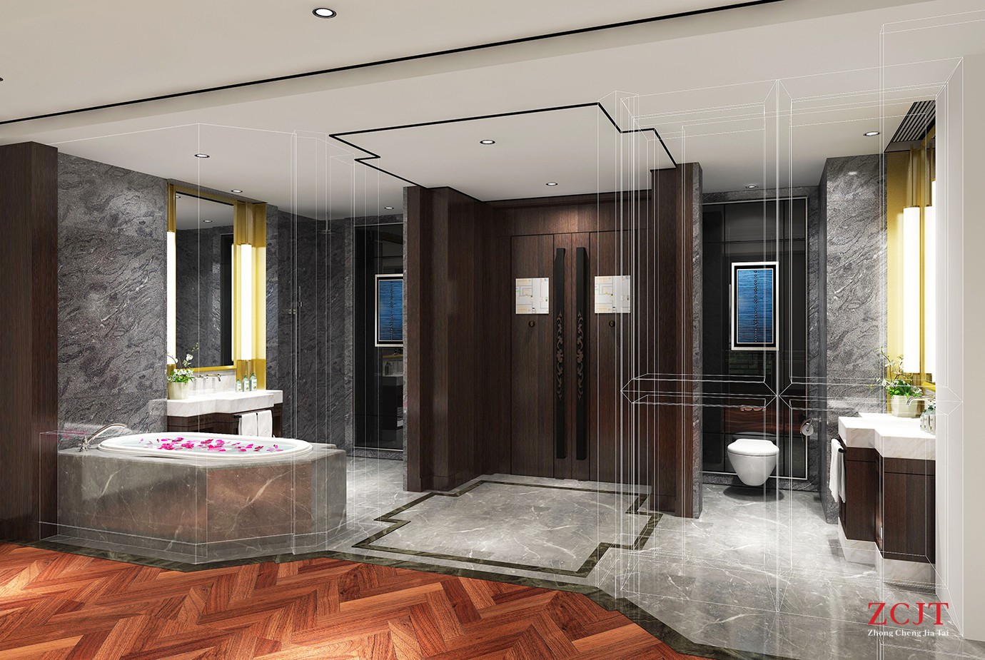 酒店洗浴設(shè)計(jì)、酒店裝修公司