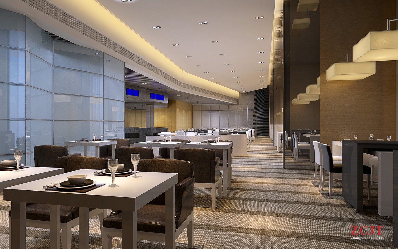 酒店餐廳設(shè)計裝修，過道設(shè)計