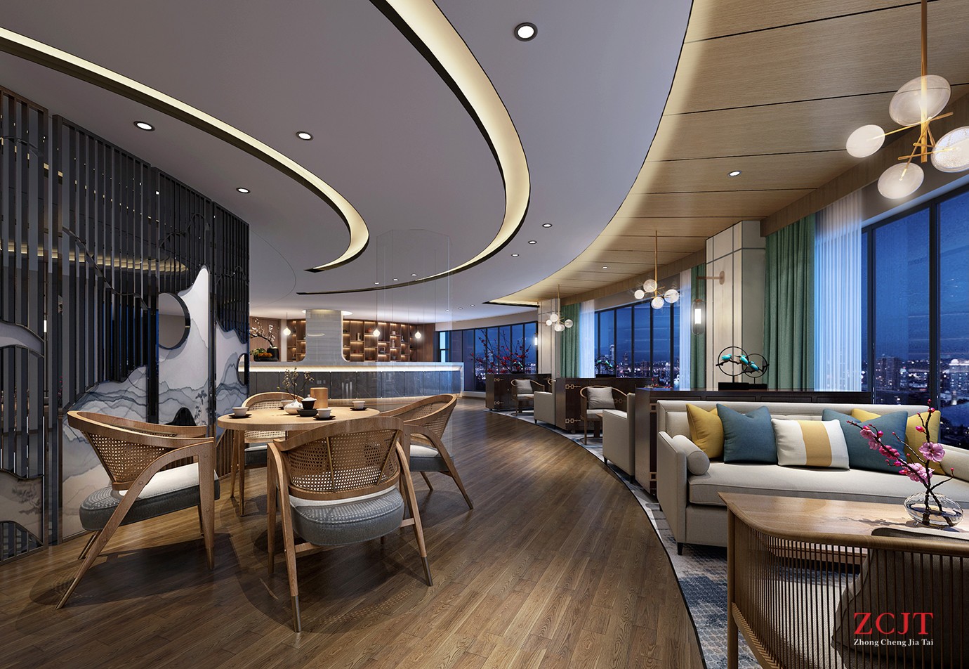 酒店茶室休息廳