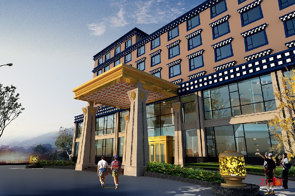 酒店門(mén)頭外觀