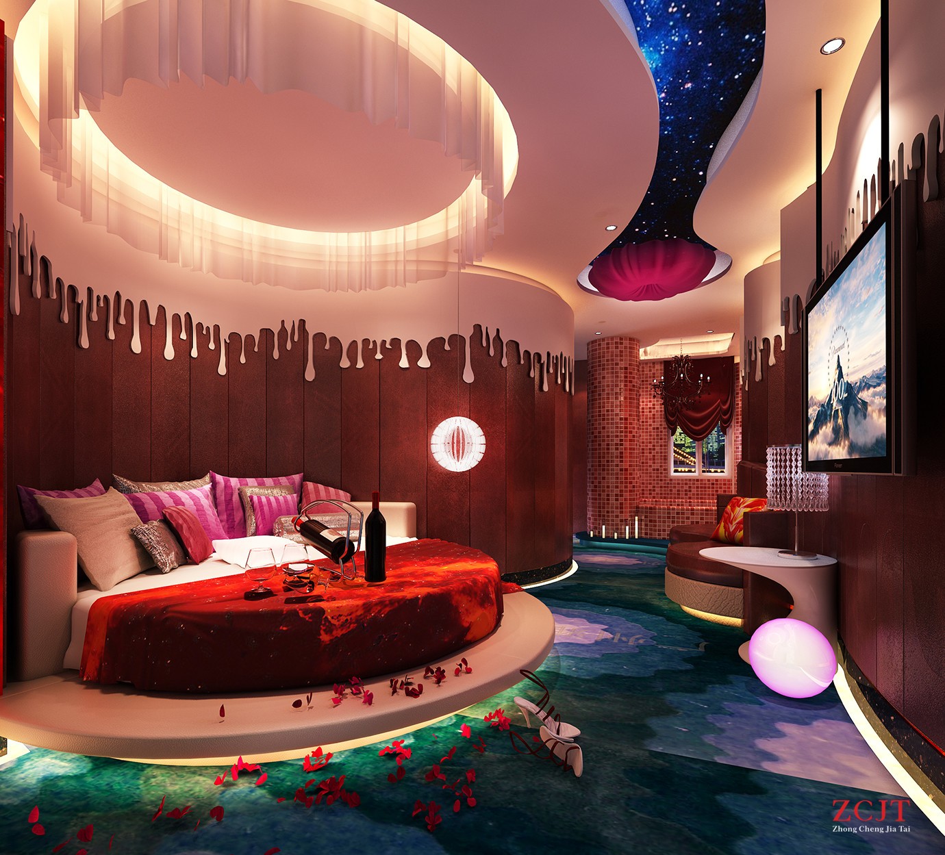 酒店情侶房設(shè)計