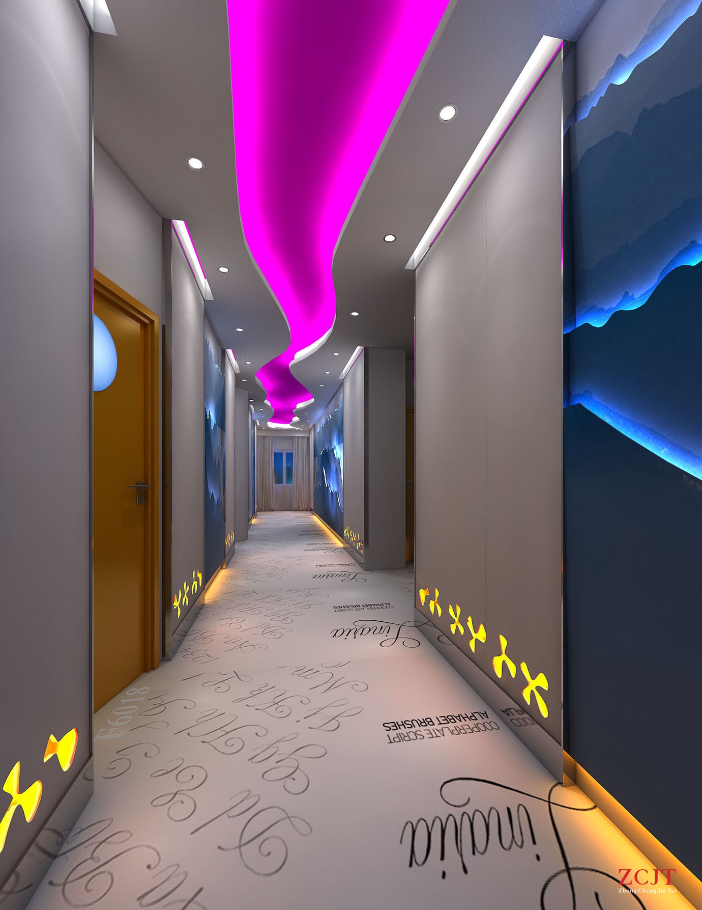 酒店走廊設(shè)計、情侶酒店