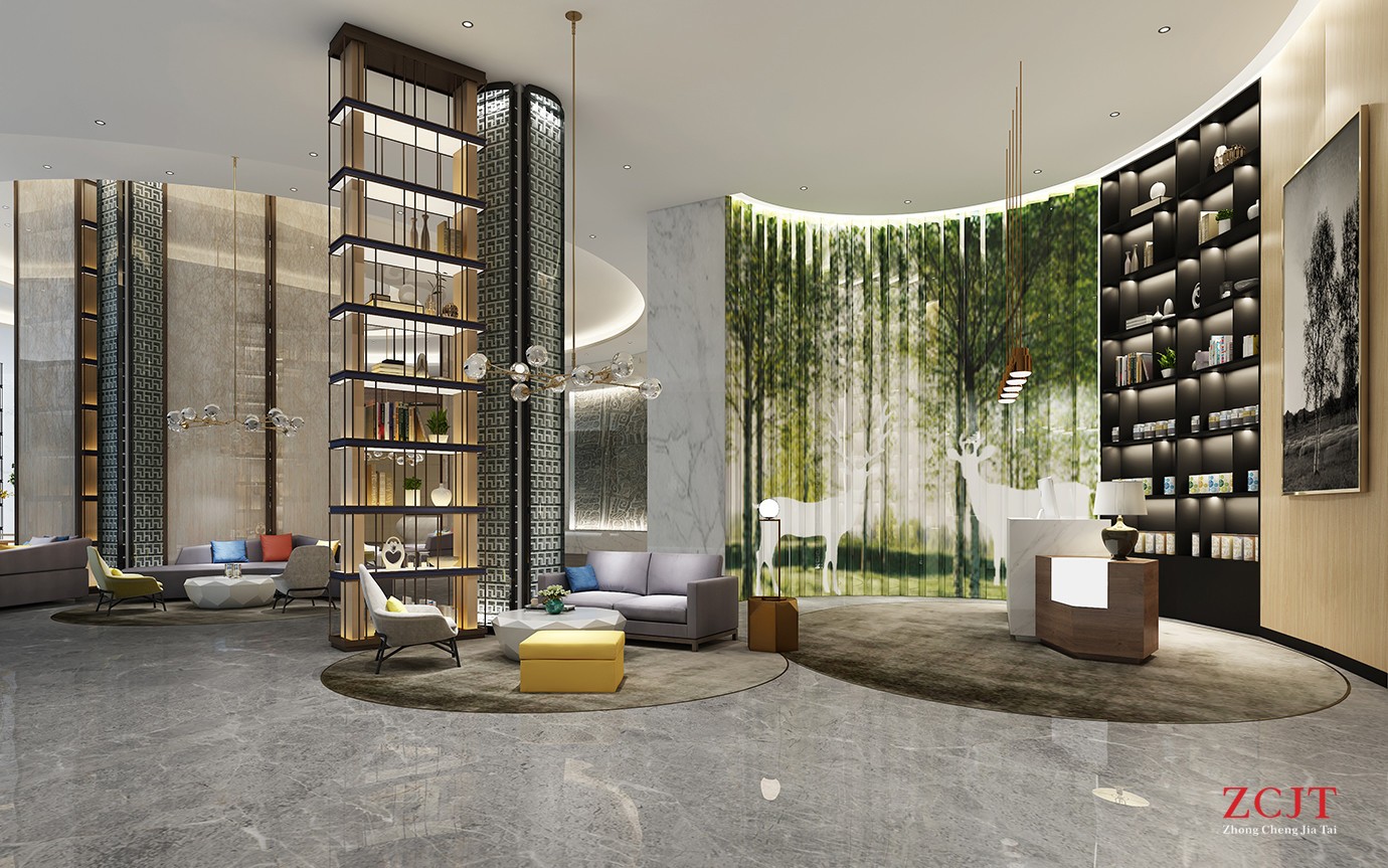 星級酒店大廳設計裝修設計空間