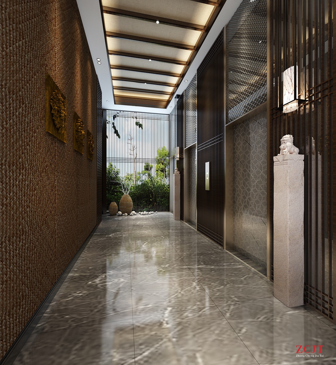 酒店電梯口設計